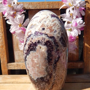 Chevron Amethyst Crystal Carved Free Form, Amethyst Chevron Crystal Polished Free Form, Chevron Amethyst Free Form, Free Form Amethyst