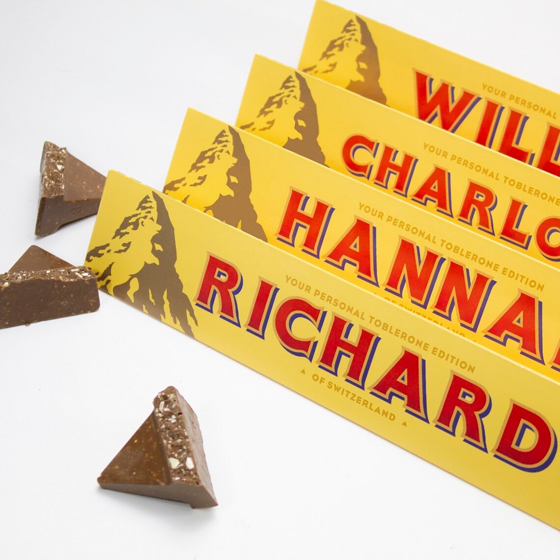 Official Personalised Toblerone 360g Etsy