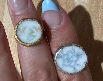 China plate adjustable stainless steel rings