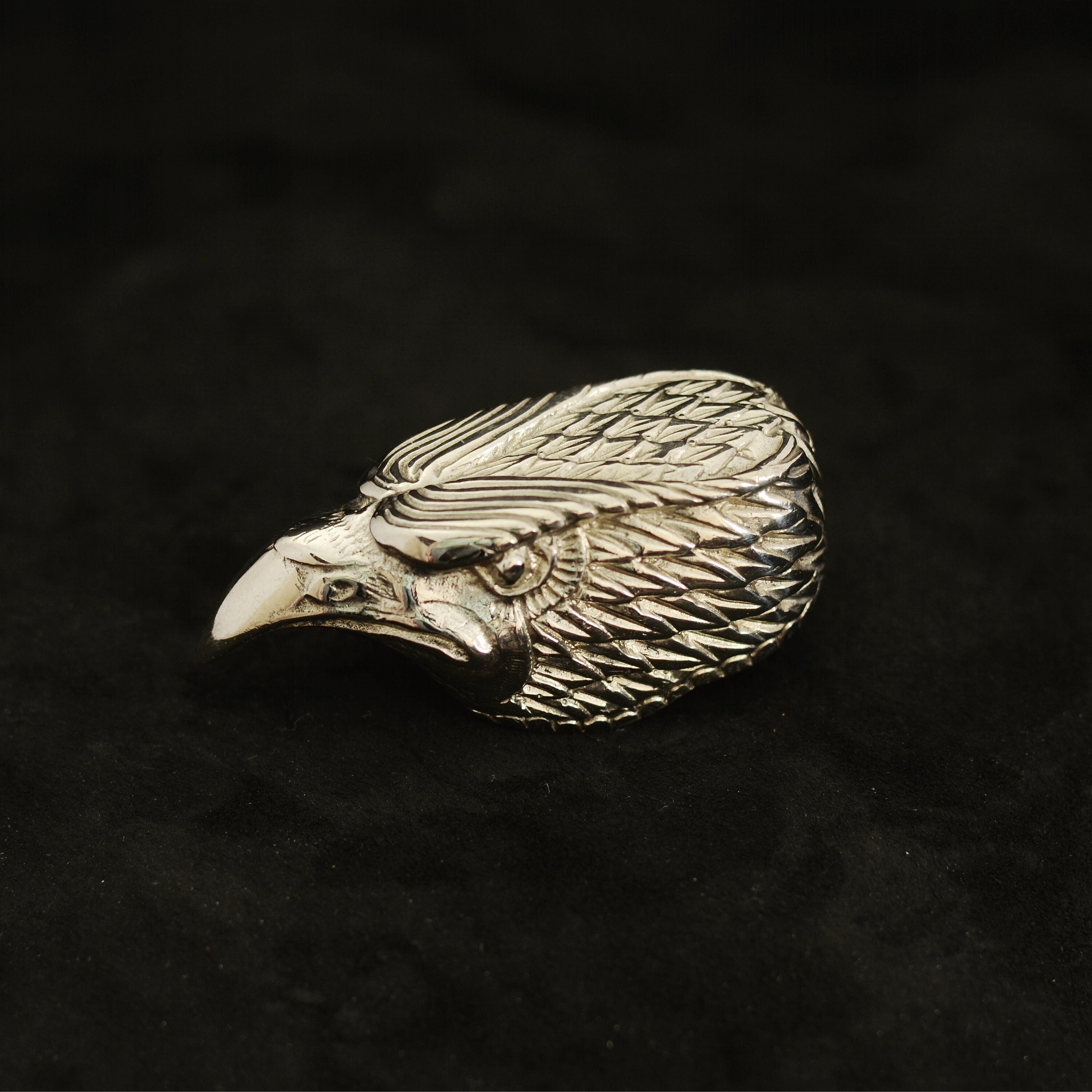 Eagle Knife Pommel for Custom Knife Making, Unique Solid Bronze Finger Guard Bolster Handmade Etsy