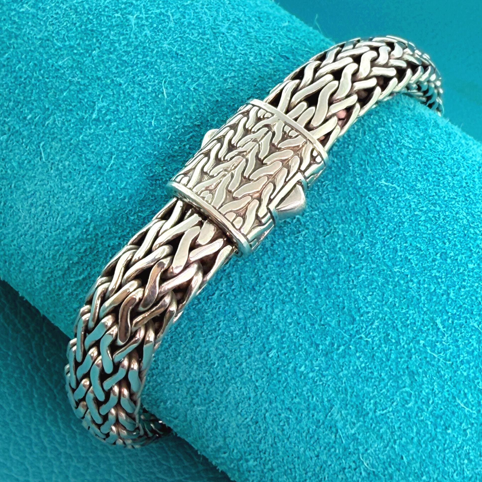 Vintage John Hardy Bamboo Chain Bracelet John Hardy Curb Chain 7mm