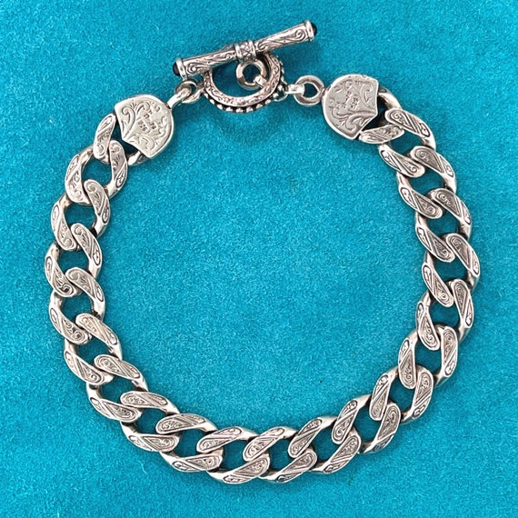 KONSTANTINO Sterling Silver 925 Etched Bracelet w… - image 6