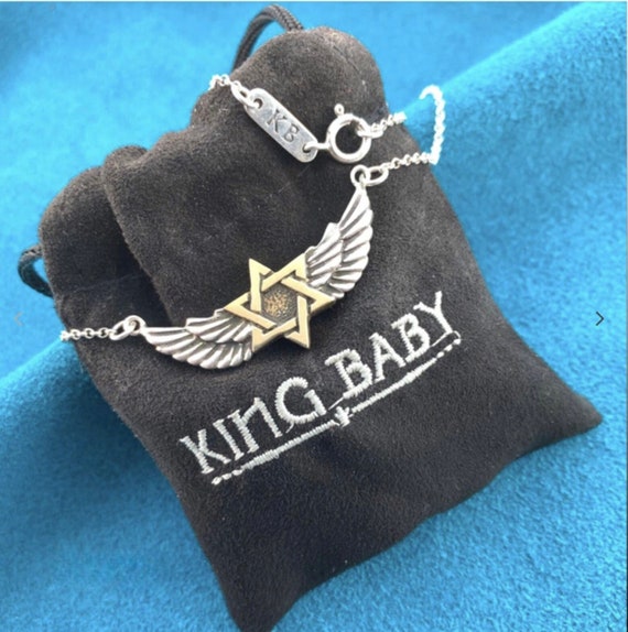 KING BABY STUDIOS Sterling Silver 925 Winged Star 