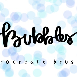 Bubbles Procreate Brush