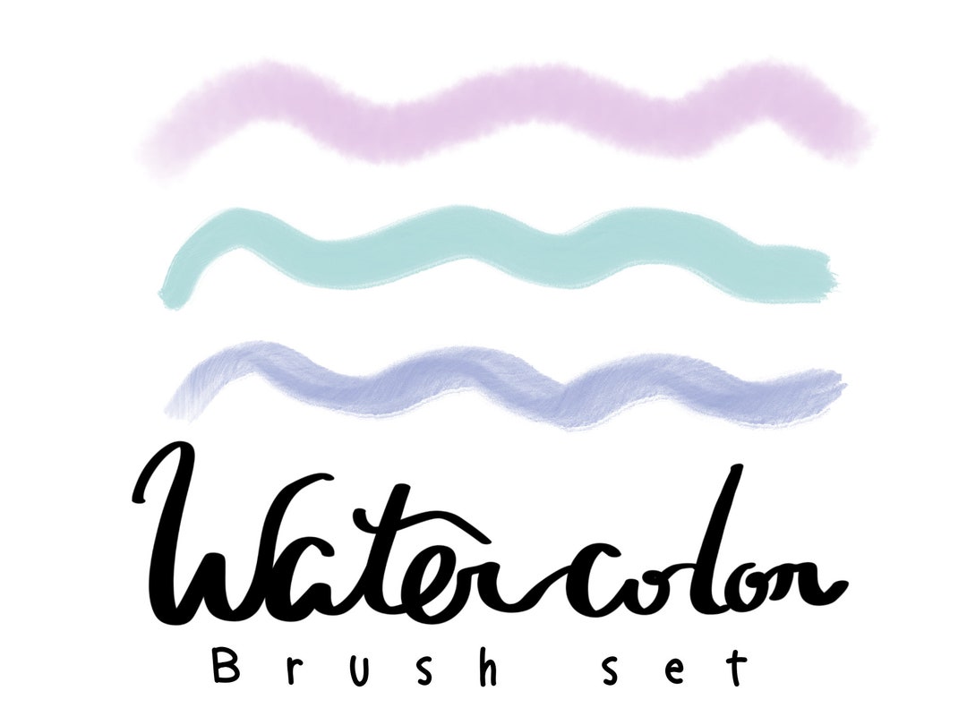 Watercolor Procreate Brush Pack - Etsy