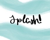 Splash Procreate Watercolor Brush