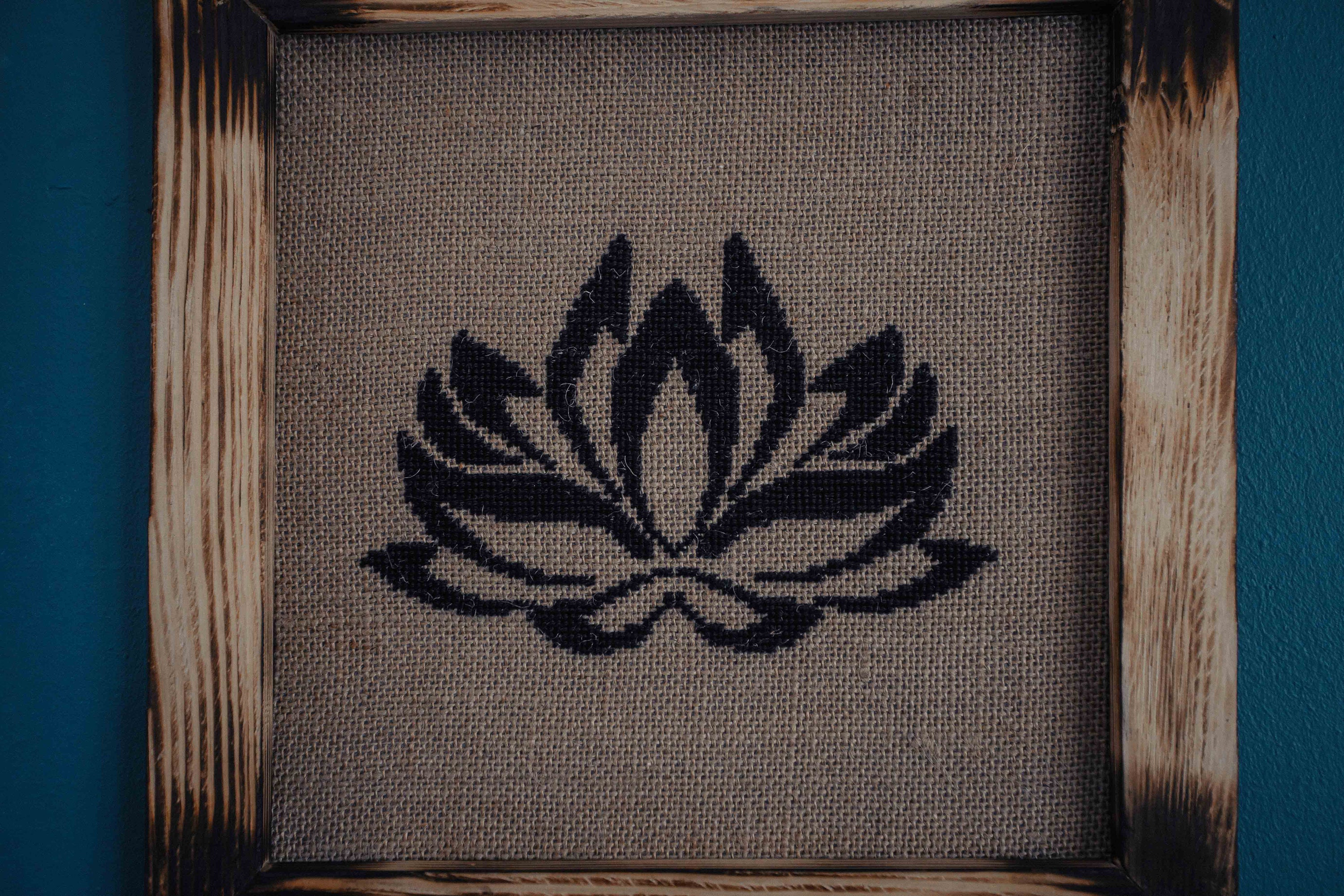 Lotus flower decor lotus wall art lotus flower gift Etsy