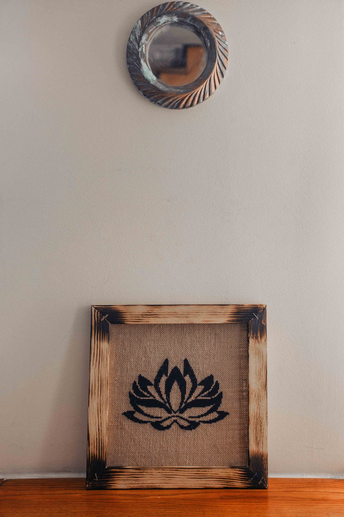 Lotus flower decor lotus wall art lotus flower gift | Etsy