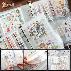 A4, A5, A6 Sticker Storage Book,Stickers Organizer,Stationery Storage,Photo Storage,Scrapbook Organizer,Stickers Book | 27 Types,SA-2738