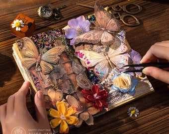 6 Types | Good Day Dream Manor | Collage Kit | travel journaling, student paper craft, romantic journal set, art scraps | B225-2 | KS-CK-915