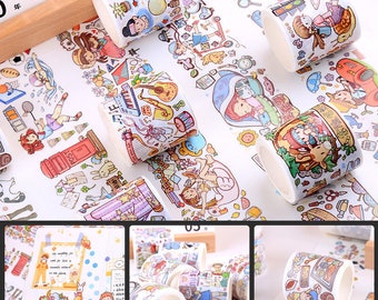 Nastri della serie Songdao,artigianato per bambini,regalo di Natale,decorazione bullet journal,nastro per journaling, journaling vintage,forniture per album, redazione,RT-939