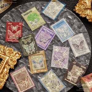 8 tipos / Mariposa sin límites / Cinta washi, diario kraft, efímera para teléfono, decoración de diario, agenda, decoración de taza de té, decoración / C418-1 / KS-RT-1513