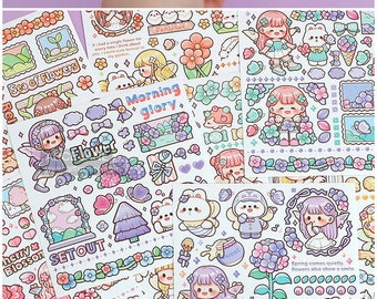 Collage Stickers - Travel (12 sheets) – Cute Things from Japan