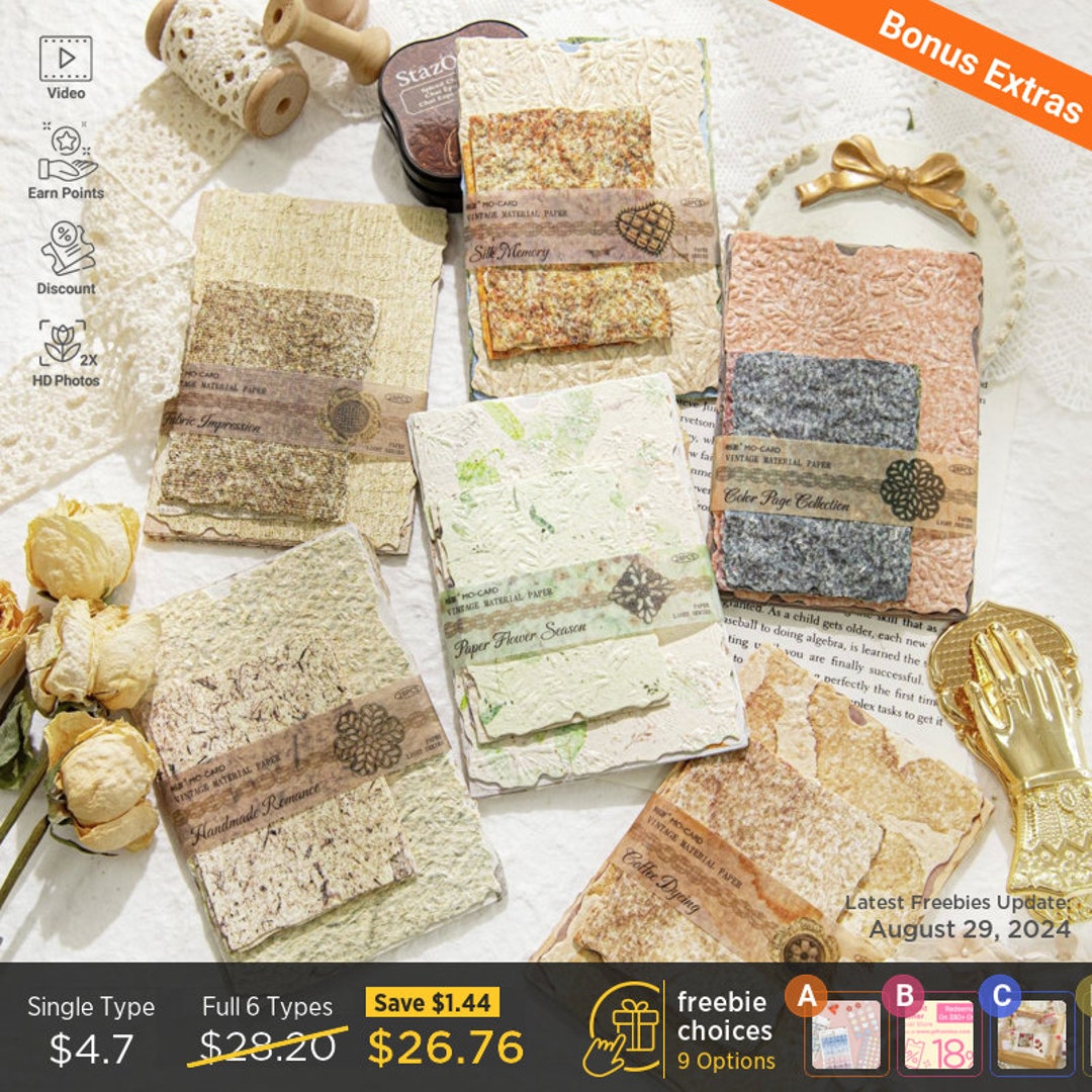 Scrapbook Supplies Pack (400 Pieces) For Art Journaling Bullet Junk Journal Supplies Planners DIY Vintage Stickers Craft Kits Notebook Collage Album Aesthetic Picture Frames (Nature&Art - View #11