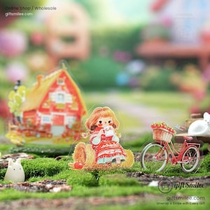 6 tipi / Good Day Cottagecore Garden / Adesivi, articoli di cancelleria, stratificazione per scrapbooking, set regalo di adesivi, diari / C418-25 / KS-SA-3924