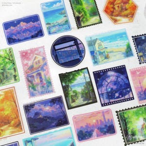 6 Arten | Wanderausflug | Sticker Packs, Collage Kit, Schreibwaren, Schreibwaren, Schreibwaren, Bullet Journal, Retro | C418-7 | KS-SA-3791