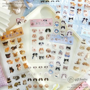 4 tipi / Washi Time Dumbheaded / Adesivi, regalo per ragazze, articoli di cancelleria, lavoretti per bambini, kit per bullet journal, set bujo / C418-1 / KS-SA-3761