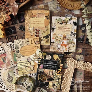 4 types | Vieux bois flottant | Stickers, agenda décoratif, kit de scrapbooking, travaux manuels pour élèves, ouvrages exceptionnels, travaux manuels en papier | C418-6 | KS-SA-3784