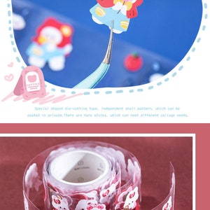 Cute Countdown Washi Tape | 12 Types | cute style washi tape kids washi tape decorative tape planner supplies sticky washi tape | KS-RT-1004