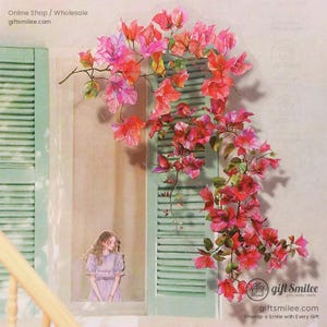 6 soorten | Transparante stickerverpakking Garden Bloom - accessoires voor scrapbooking en doe-het-zelfartikelen | Stickerpakketten, meisjesachtig | C418-24 | KS-SA-3914