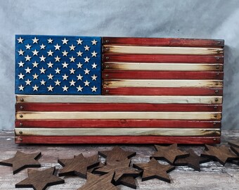 SMALL RUSTIC FLAG