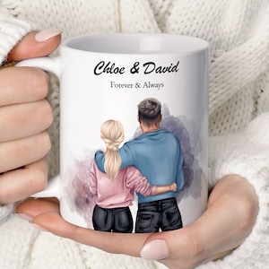 Personalized Mug - Hugging Couple Christmas - All I Want For Christmas Is  You - Valentine's Day Gifts, Couple Gifts, Valentine Mug, Gifts For Her, Him