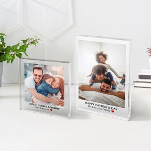 Personalised Photo Acrylic Block, Custom Photo Family Print, Family Gift APB002
