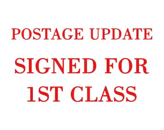 TISATI Postage Update - Postable Signed For