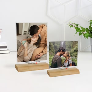 Custom Photo Gift, Acrylic Block Plaque Printed With Your Image, Perfect Gift for Birthday, Anniversary, Christmas, Photo Gift for Him