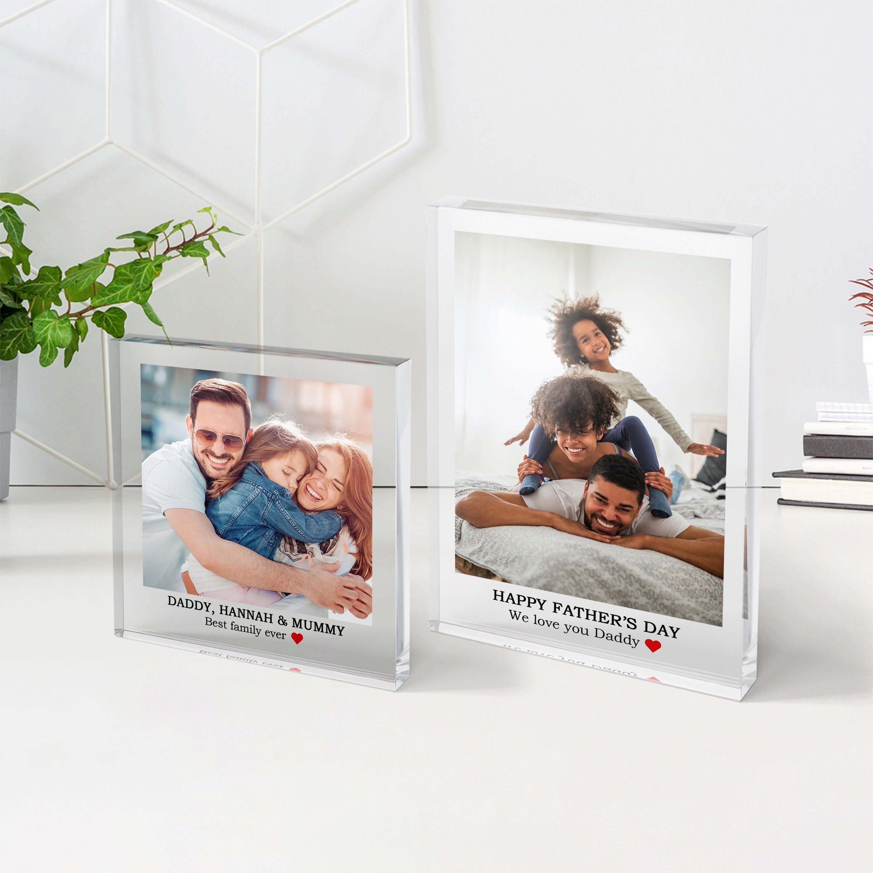 Personalized Acrylic Photo Stand, Family Photo, Souvenir, Special Gift —  GiftCrea
