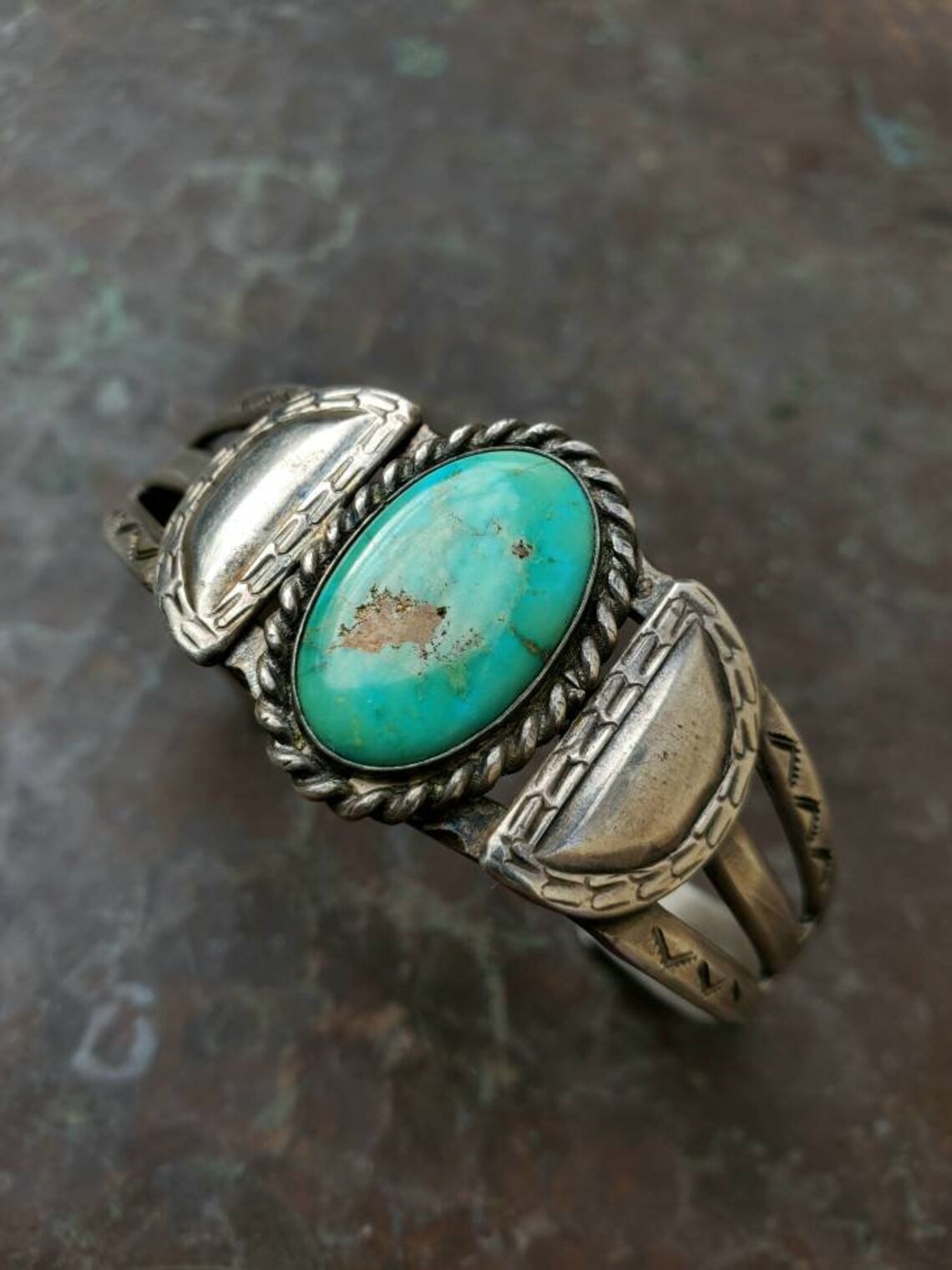 Native American Ike Wilson Navajo Turquoise Bracelet Cuff - Etsy