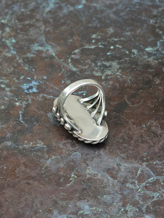 Native American Navajo #8 Turquoise Ring - image 6