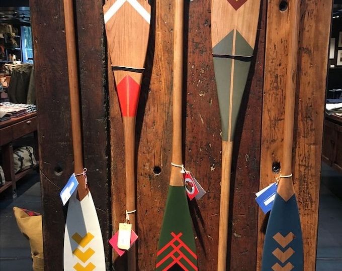 Canoe Paddle Art Etsy