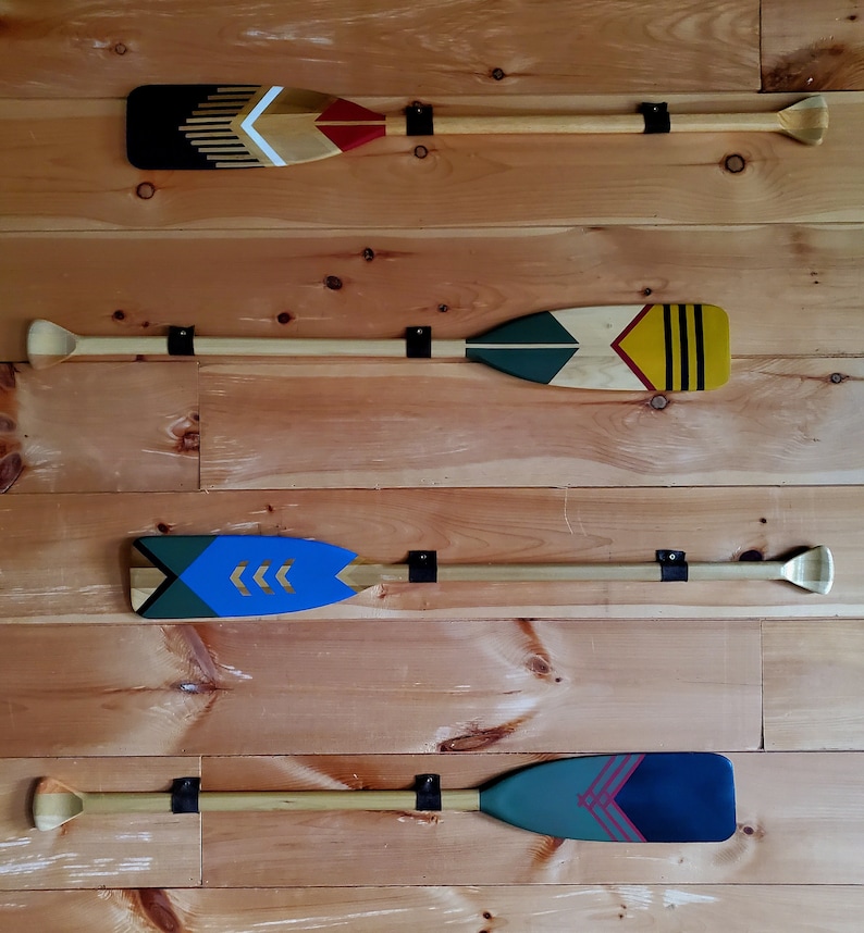 Canoe Paddle Art Etsy