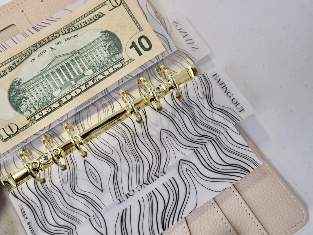 A6 Cash Envelope Bookmarks | Custom Binder Bookmark Dividers | Funky ...