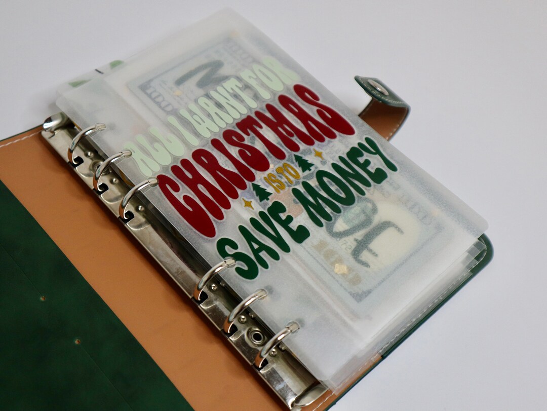 Laminated Vellum A6 Dashboard All I Want for Christmas Seasonal