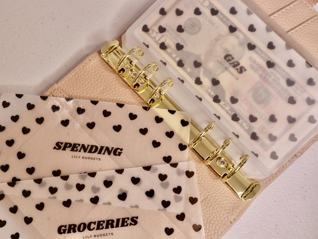 A6 Zipper Cash Envelope INSERTS | Customizable Inserts for A6 Zipper ...