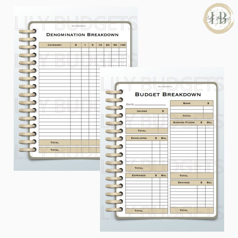 Budget Breakdown Digital Download - Etsy
