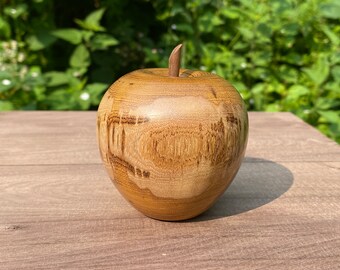 Handmade Wooden Apple