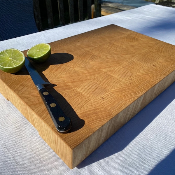 Ash End Grain Cutting Board