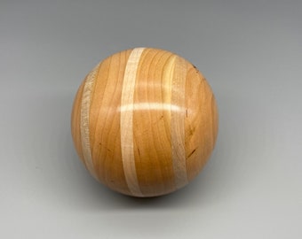 Wooden Sphere (Cherry and Maple)