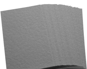100 Hammered White Blank Business Cards 250gsm, Stamp, Print, ATC. Matt Card