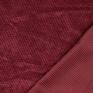 Special color: Robust flock cover made of corduroy in elegant burgundy