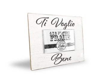 Italian 'Ti Voglio Bene' 4x6 Photo Frame: I Love You Gift