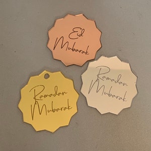 Ramadan Mubarak Cupcake Toppers/Gift Tags