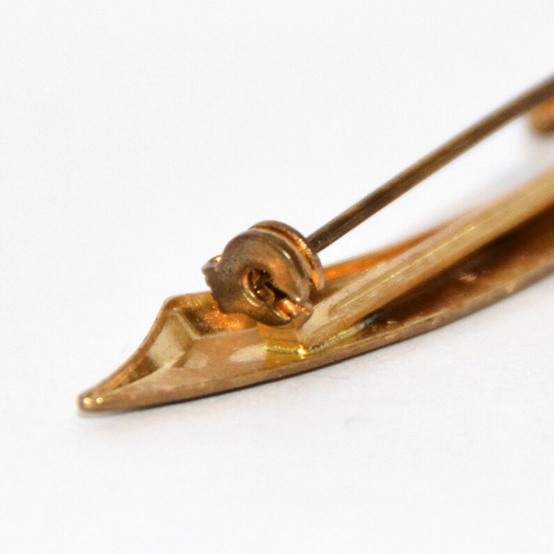 Oriental vintage brooch crumb sabers or sword