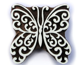 ANHANDICRAFTS Wooden Printing Stamp USE: This Product Print on Fabrics, Paper etc