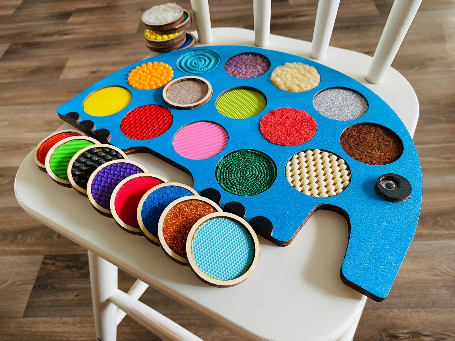 Sensory Elephant Pattern Elephant Sensory Board: Montessori Tactile Matching Game - Etsy