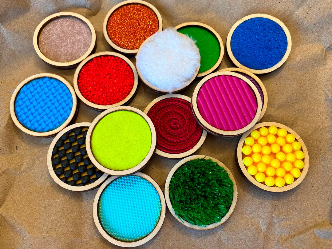Tactile Sensory Cards: Autism, ADHD, Dementia Therapy - Etsy