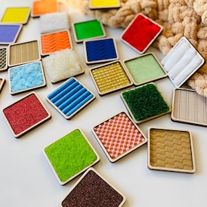 Tactile Sensory Cards for Toddlers, Autism Therapy, ADHD, Dementia, and ...